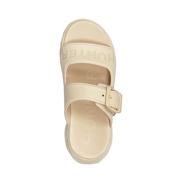 alternate view Womens Hunter Greta Slide Sandal - Light NaturalALT2