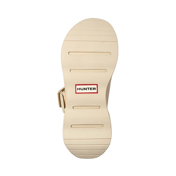 alternate view Womens Hunter Greta Slide Sandal - Light NaturalALT3