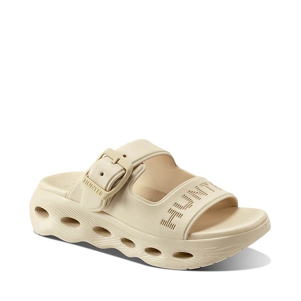 alternate view Womens Hunter Greta Slide Sandal - Light NaturalALT5