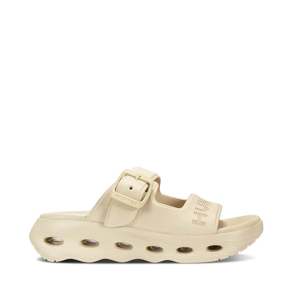 Womens Hunter Greta Slide Sandal - Light Natural