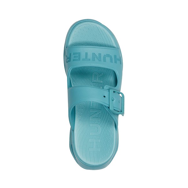alternate view Womens Hunter Greta Slide Sandal - TurquoiseALT2