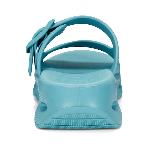 alternate view Womens Hunter Greta Slide Sandal - TurquoiseALT4