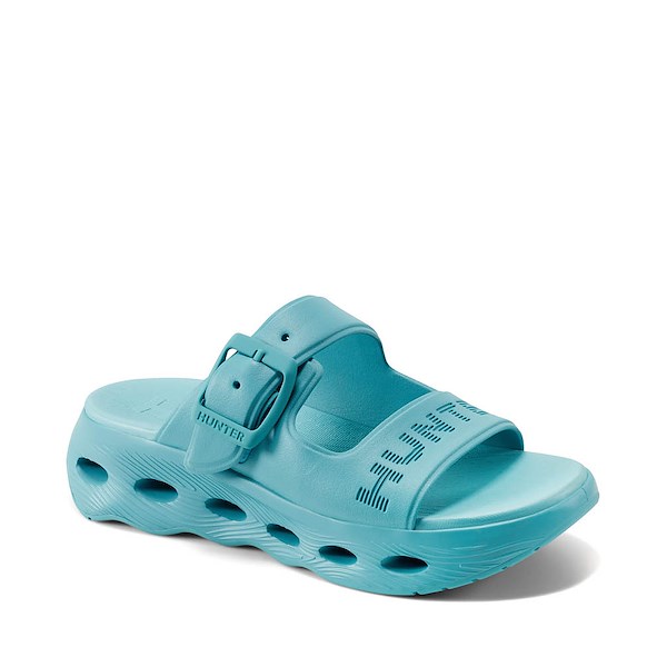 alternate view Womens Hunter Greta Slide Sandal - TurquoiseALT5