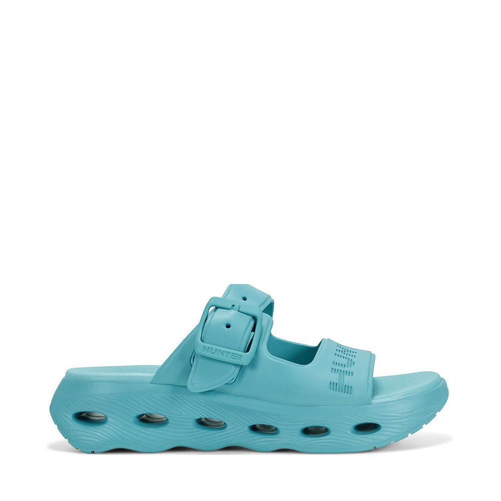 Womens Hunter Greta Slide Sandal - Turquoise