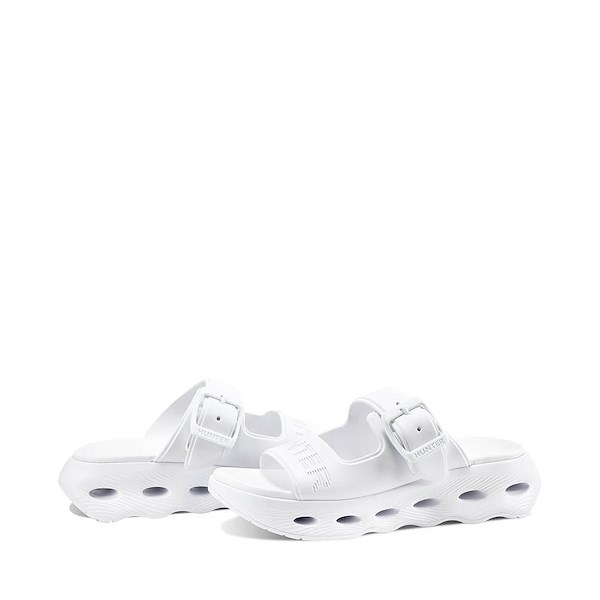 alternate view Womens Hunter Greta Slide Sandal - WhiteALT1
