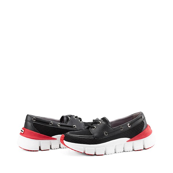 alternate view Womens Hunter Sasa Slip-On Casual Flat - BlackALT1