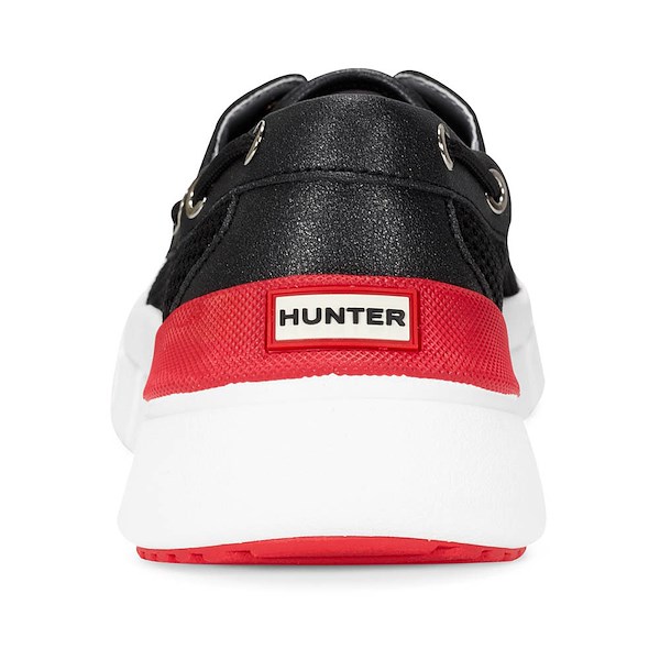 alternate view Womens Hunter Sasa Slip-On Casual Flat - BlackALT4