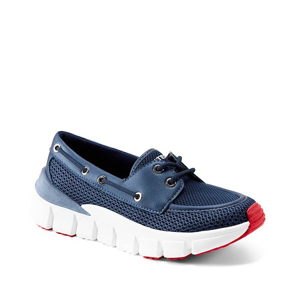 alternate view Womens Hunter Sasa Slip-On Casual Flat - Dark BlueALT5