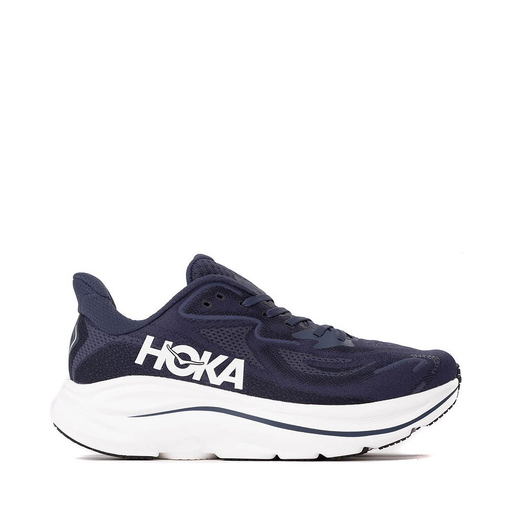 Mens HOKA Clifton 10 Athletic Shoe - Navy / White