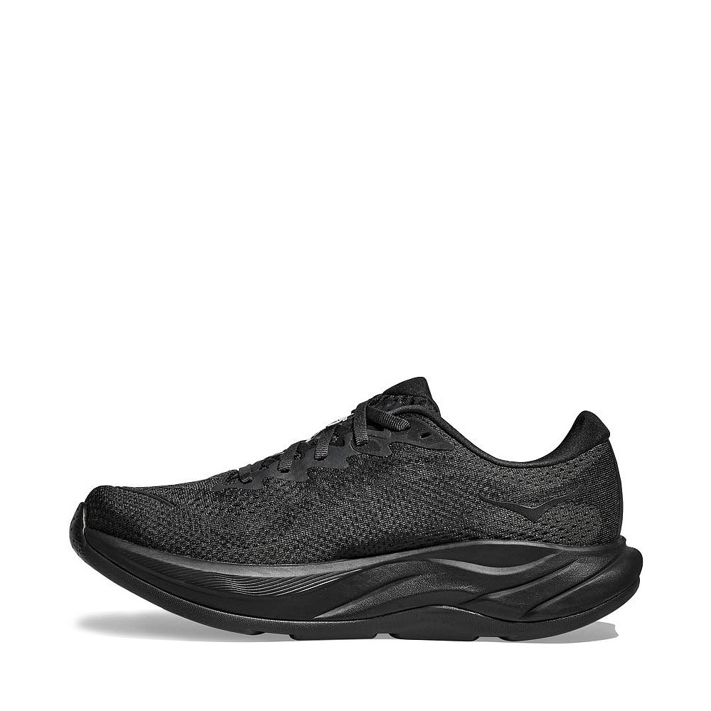 Mens HOKA Rincon 4 Athletic Shoe - Black / Black | Journeys