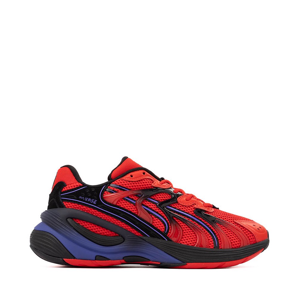 Mens PUMA Inverse Rev Athletic Shoe - PUMA Red / Dark Amethyst / PUMA Black