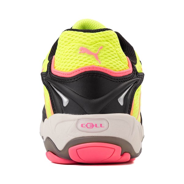 alternate view Mens PUMA Inhale Athletic Shoe - Yellow Alert / Sun StruckALT4