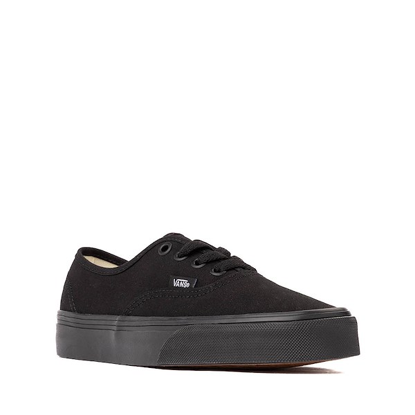 alternate view Vans Authentic Skate Shoe - Big Kid - Black / BlackALT5