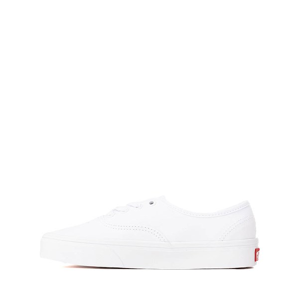 alternate view Vans Authentic Skate Shoe - Big Kid - True WhiteALT1