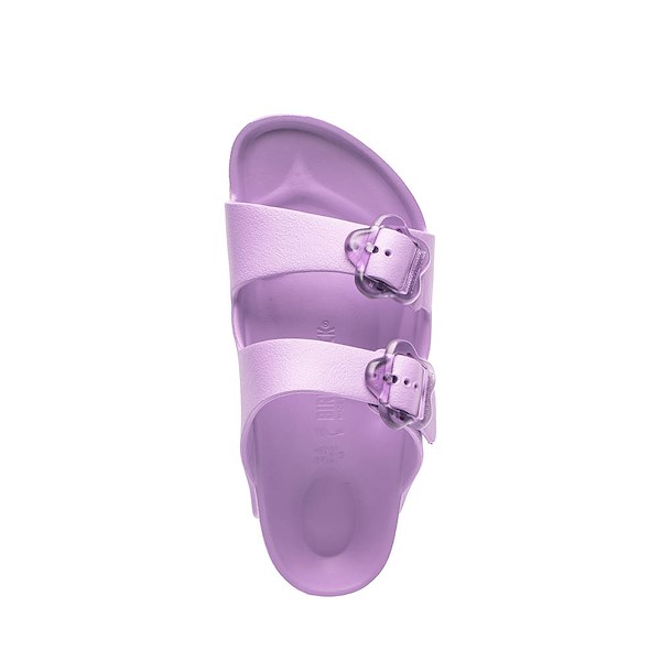 alternate view Birkenstock Arizona EVA Flower Slide Sandal - Little Kid - CrocusALT2