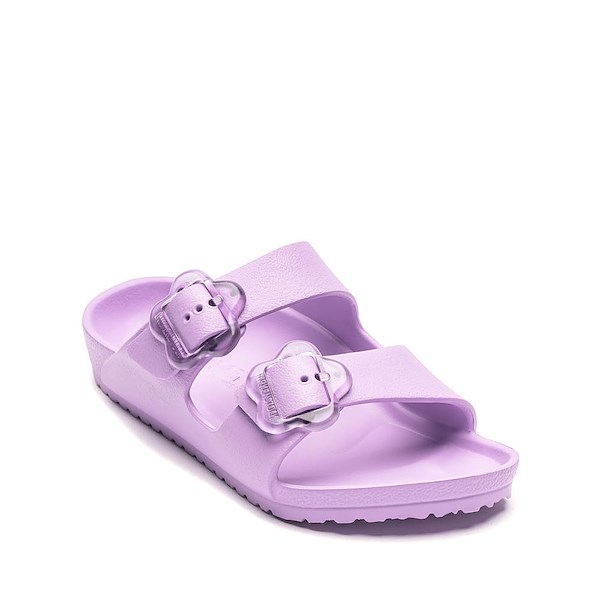 alternate view Birkenstock Arizona EVA Flower Slide Sandal - Little Kid - CrocusALT5