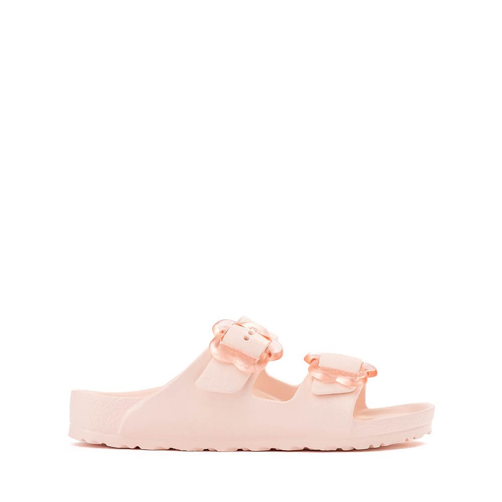 Birkenstock Arizona EVA Flower Slide Sandal - Little Kid - Light Rose