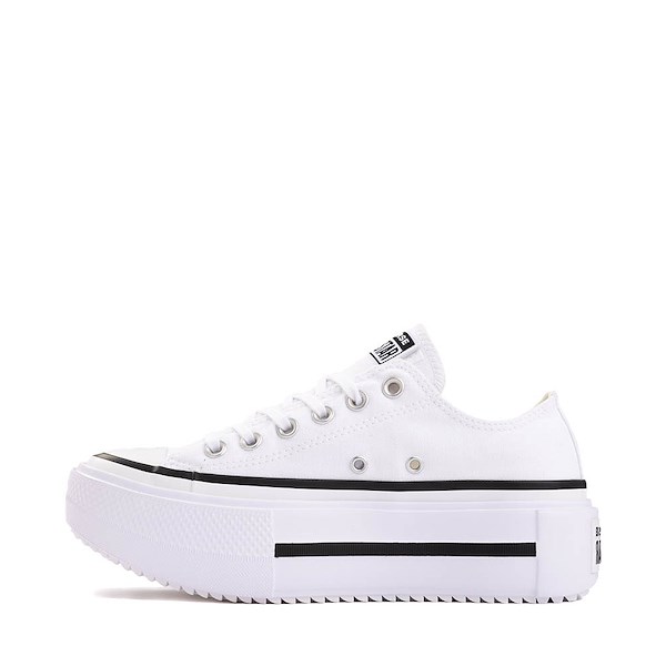 alternate view Converse Chuck Taylor All Star Lift Double Stack Low-Top Sneaker - WhiteALT1