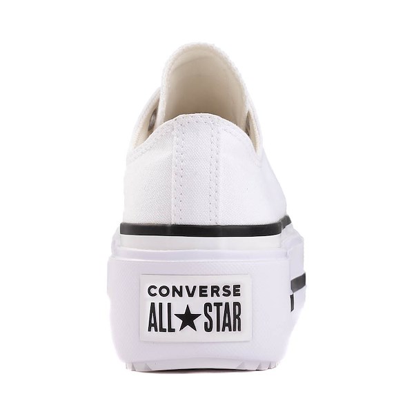 alternate view Converse Chuck Taylor All Star Lift Double Stack Low-Top Sneaker - WhiteALT4