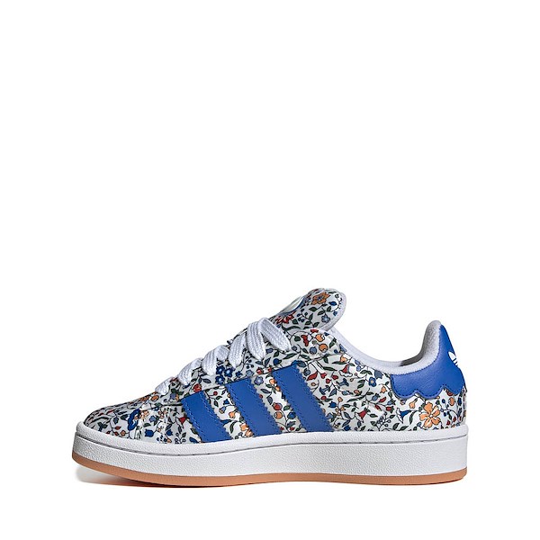 alternate view adidas x Liberty London Campus '00s Athletic Shoe - Big Kid - Blue / Multicolor / Off WhiteALT1