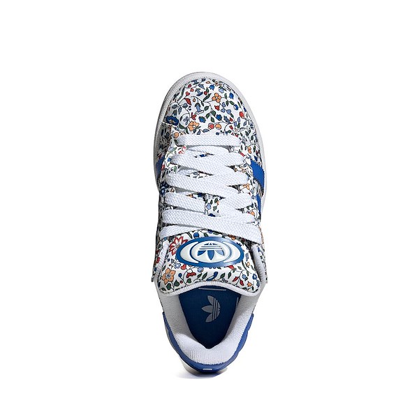 alternate view adidas x Liberty London Campus '00s Athletic Shoe - Big Kid - Blue / Multicolor / Off WhiteALT2