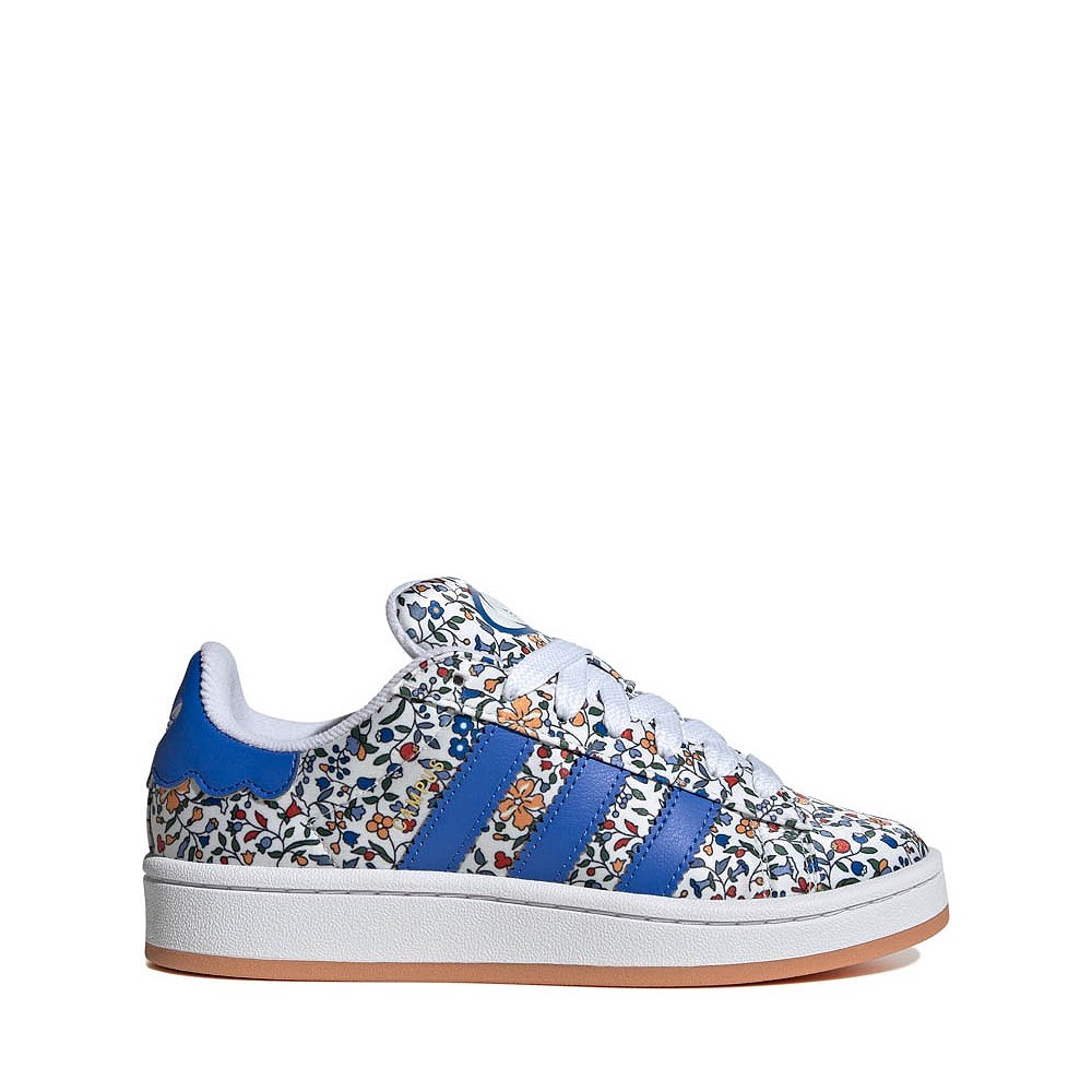 adidas x Liberty London Campus '00s Athletic Shoe - Big Kid - Blue / Multicolor / Off White