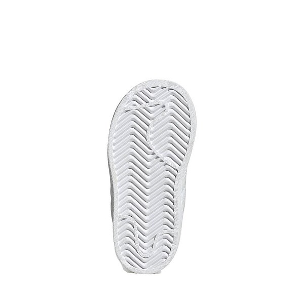 alternate view adidas Superstar LED Lights Comfort Closure Elastic Laces Athletic Shoe - Baby / Toddler - White / White / WhiteALT3