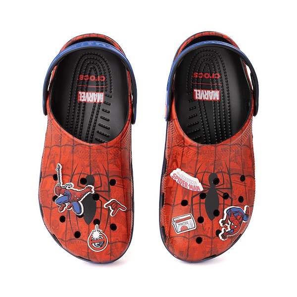 alternate view Marvel Crocs Spider-Man Classic Clog - Red / MulticolorALT2