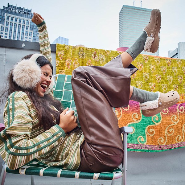 Crocs Classic Fleece-Lined Clog - Sepia