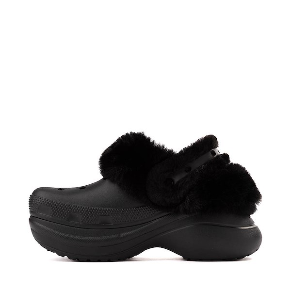 alternate view Womens Crocs Bae Lined Platform Clog - BlackALT1