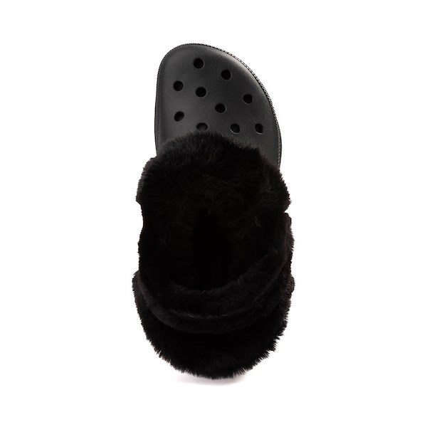 alternate view Womens Crocs Bae Lined Platform Clog - BlackALT2