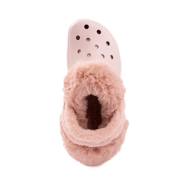 alternate view Womens Crocs Bae Lined Platform Clog - QuartzALT2