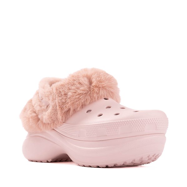 alternate view Womens Crocs Bae Lined Platform Clog - QuartzALT5