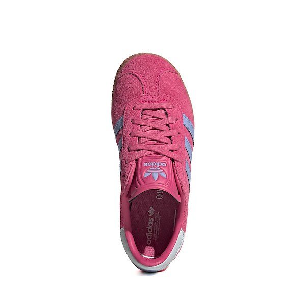 alternate view adidas Gazelle Athletic Shoe - Little Kid - Shock Pink / Blue Spark / Halo BlueALT2