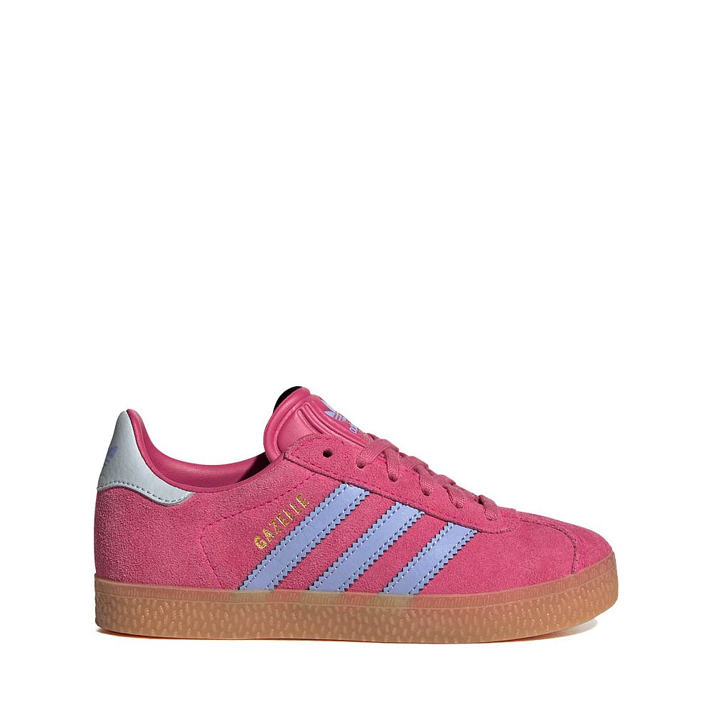 adidas Gazelle Athletic Shoe - Little Kid - Shock Pink / Blue Spark / Halo Blue
