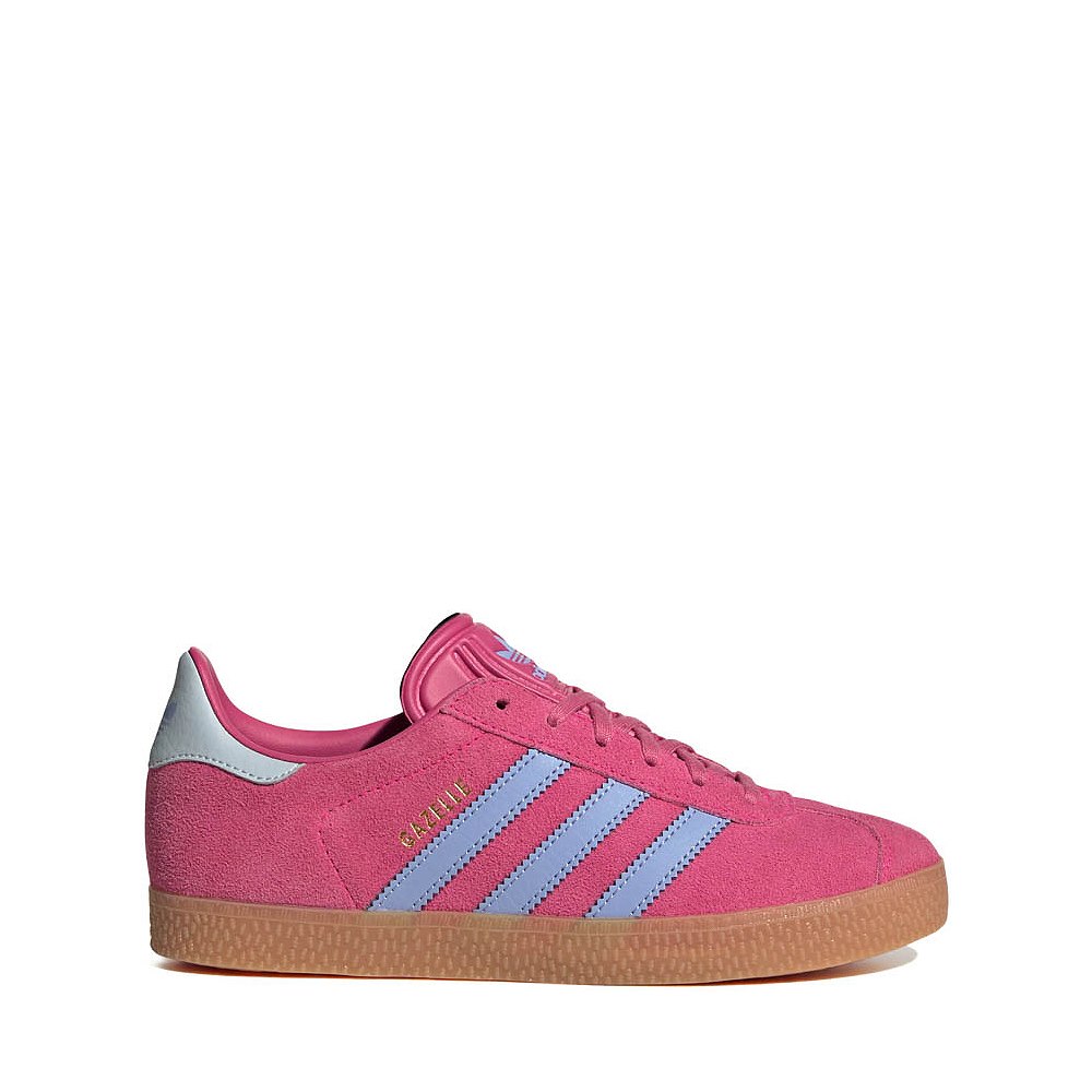 adidas Gazelle Athletic Shoe - Big Kid - Shock Pink / Blue Spark / Halo Blue