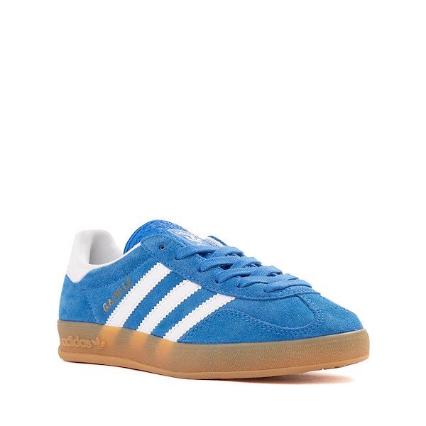 alternate view adidas Gazelle Indoor Athletic Shoe - Big Kid - Bluebird / White / GumALT5