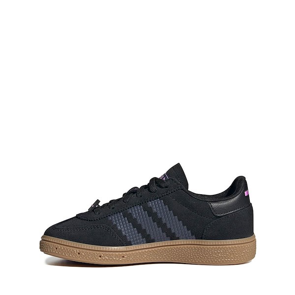 alternate view adidas x Minecraft Handball Spezial Athletic Shoe - Big Kid - Core Black / GumALT1