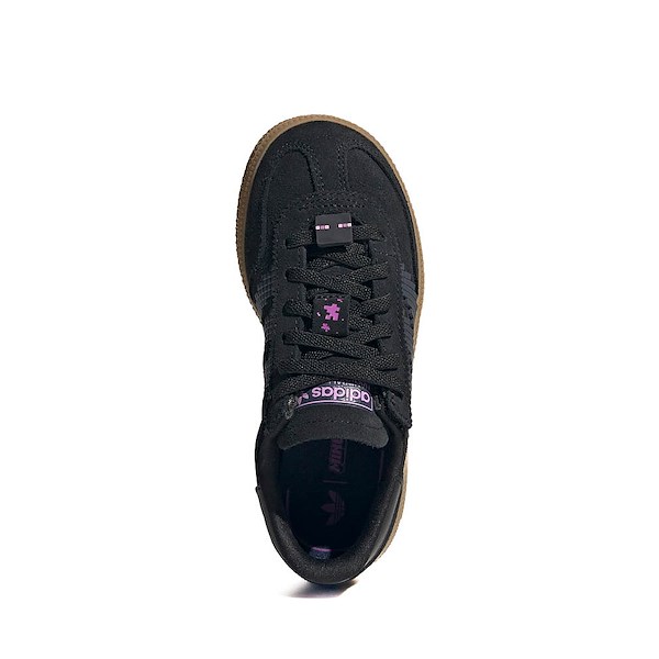 alternate view adidas x Minecraft Handball Spezial Athletic Shoe - Big Kid - Core Black / GumALT2