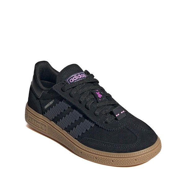 alternate view adidas x Minecraft Handball Spezial Athletic Shoe - Big Kid - Core Black / GumALT5