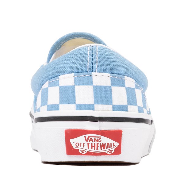 alternate view Vans Slip-On Checkerboard Skate Shoe - Little Kid - Heritage BlueALT4