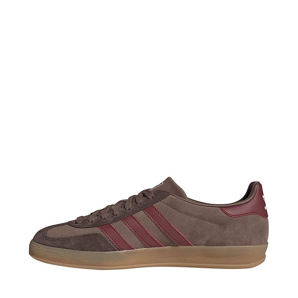alternate view Mens adidas Gazelle Indoor Athletic Shoe - Earth Strata / Shadow Red / Dark BrownALT1