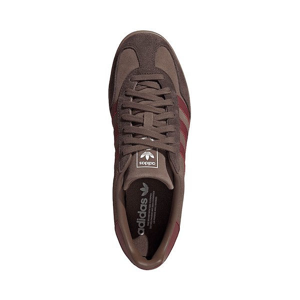 alternate view Mens adidas Gazelle Indoor Athletic Shoe - Earth Strata / Shadow Red / Dark BrownALT2