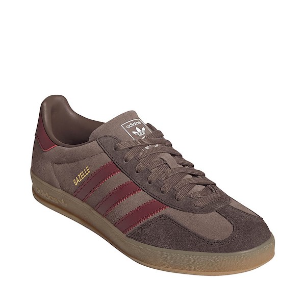 alternate view Mens adidas Gazelle Indoor Athletic Shoe - Earth Strata / Shadow Red / Dark BrownALT5