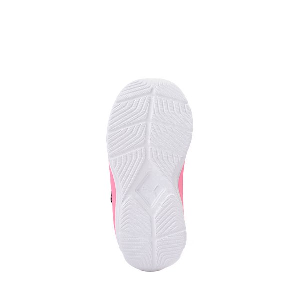 alternate view PUMA One4All 2.0 Multi Knit Slip-On Athletic Shoe - Baby / Toddler - Black / Fast PinkALT3