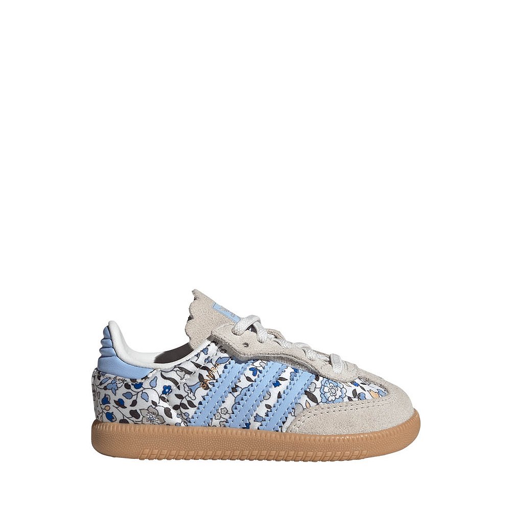 adidas x Liberty London Samba OG Comfort Closure Elastic Lace Athletic Shoe - Baby / Toddler - Multicolor / Off White / Gum