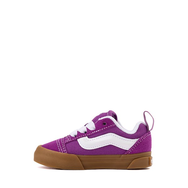 alternate view Vans Knu Skool Skate Shoe - Baby / Toddler - Willowherb Purple / GumALT1