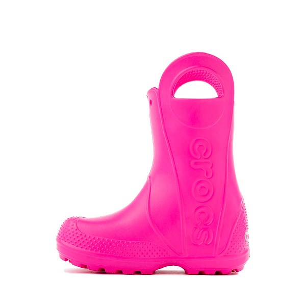 alternate view Crocs Handle It Rain Boot - Little Kid - Pink CrushALT1