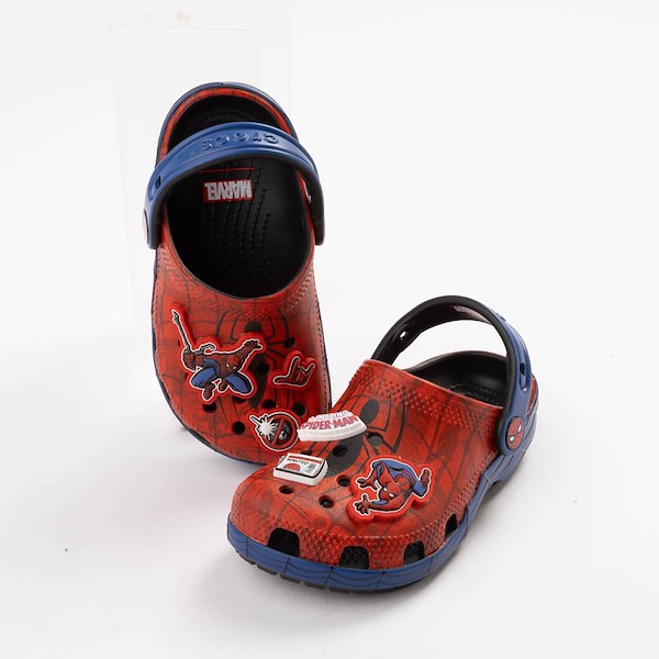 alternate view Marvel Crocs Spider-Man Classic Clog - Baby / Toddler - Red / MulticolorHERO