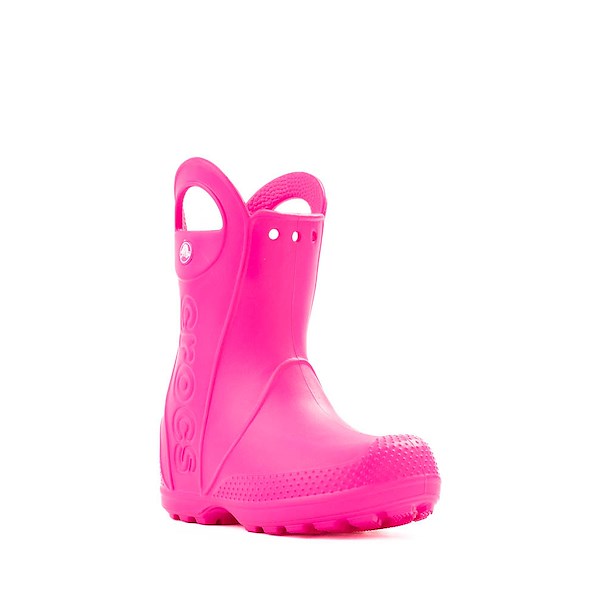 alternate view Crocs Handle It Rain Boot - Toddler - Pink CrushALT5